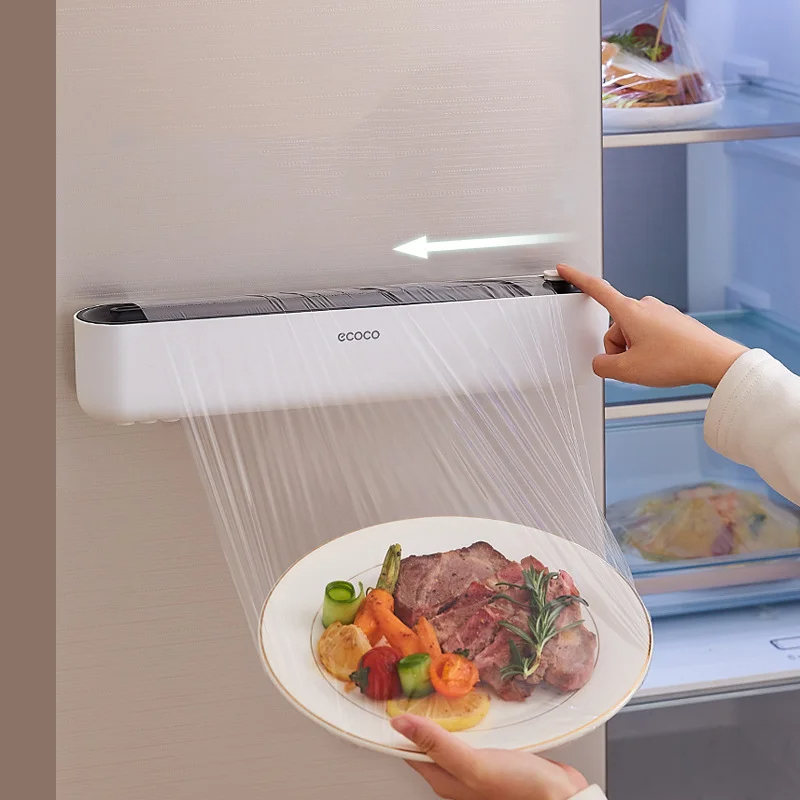 Boîte de découpe ECOCO avec Rouleau Film Alimentaire 50M Gratuite