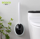 Brosse de toilette ECOCO Noir avec support mural