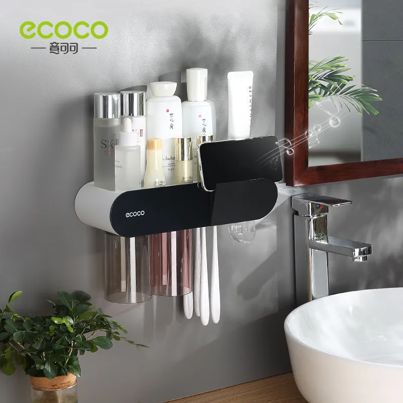 [AF0062] Support rangement mural ECOCO avec 2 gobelets
