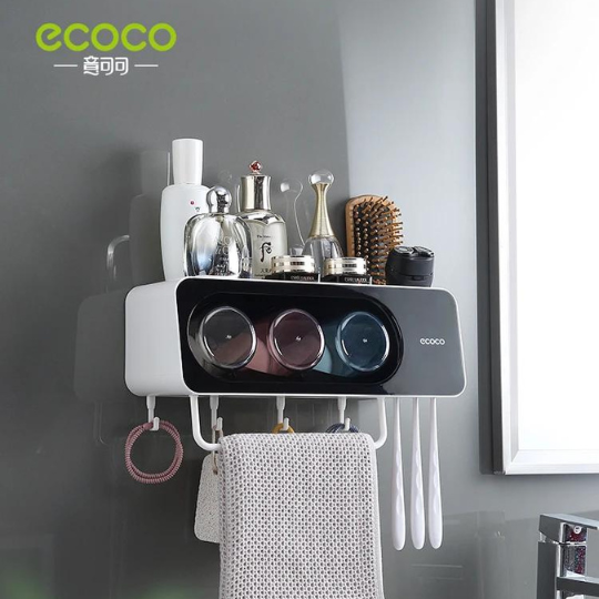 Support rangement mural ECOCO avec 3 gobelets