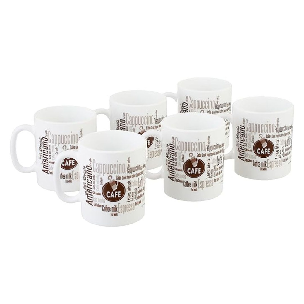 Lot De 6 Tasses Mug Luminarc Americano 32 cl