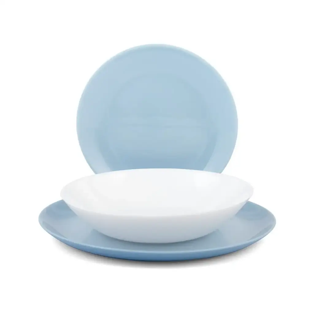 Service à Table Luminarc 18 Pièces Diwali Light Blue