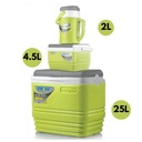 Pack De 3 Glacières - Pinnacle - Isolé Portable – BPA Free – 25L/4.5L/2L - Vert