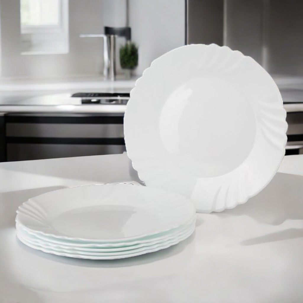 [MBM0058] Lot De 6 Assiettes Dessert Bormioli Rocco Ebro  20 Cm