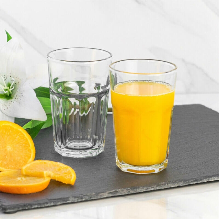 Ensemble de 3 Tasses en Verre Azur Glass - 35 cL