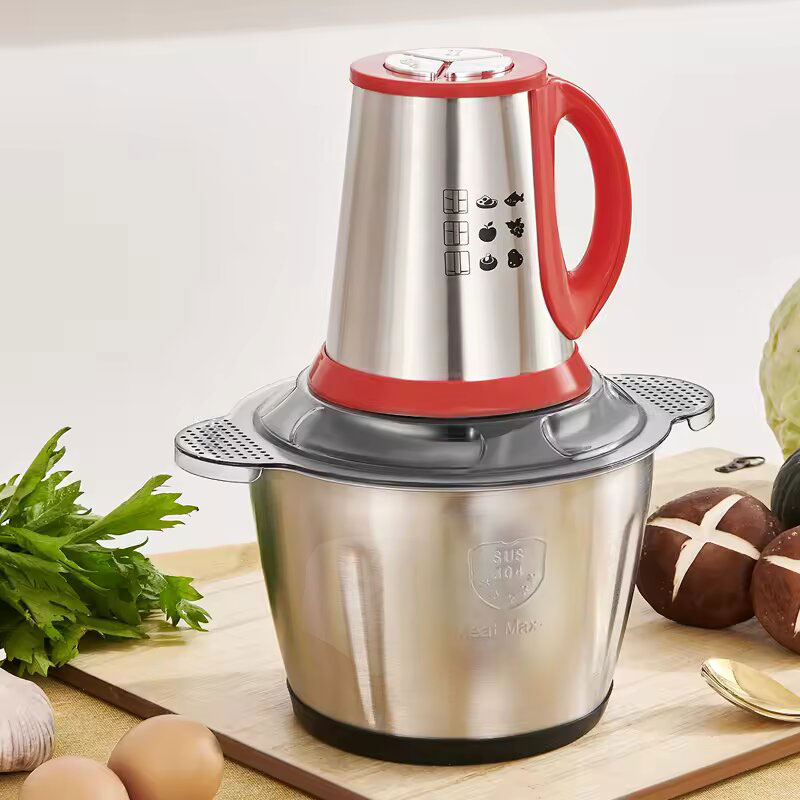 Hachoir Electrique Golden House 3L 700W Inox - Rouge  