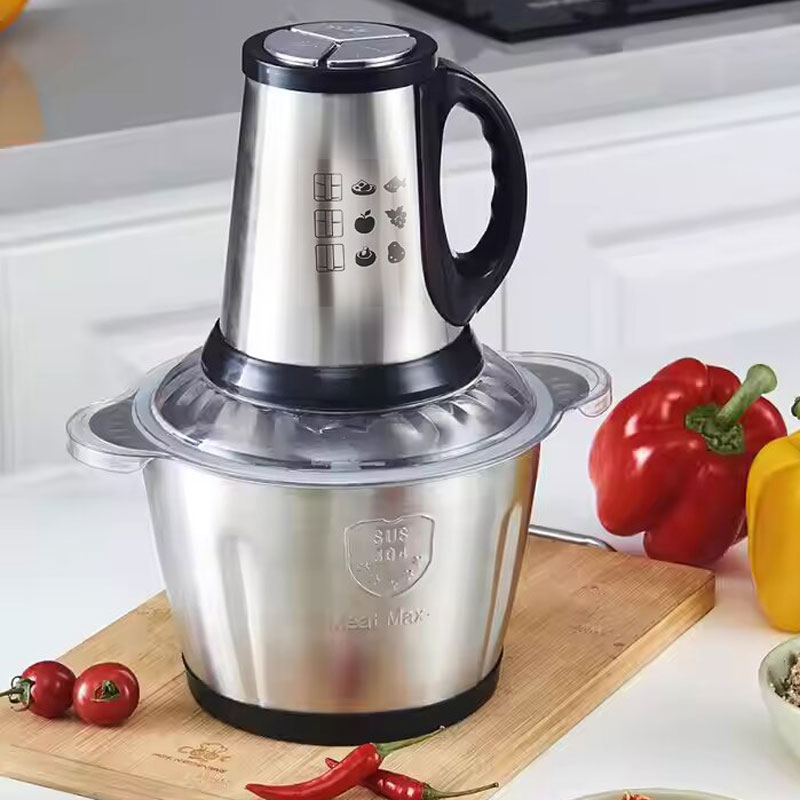 Hachoir Electrique Golden House 3L 700W Inox - Noir