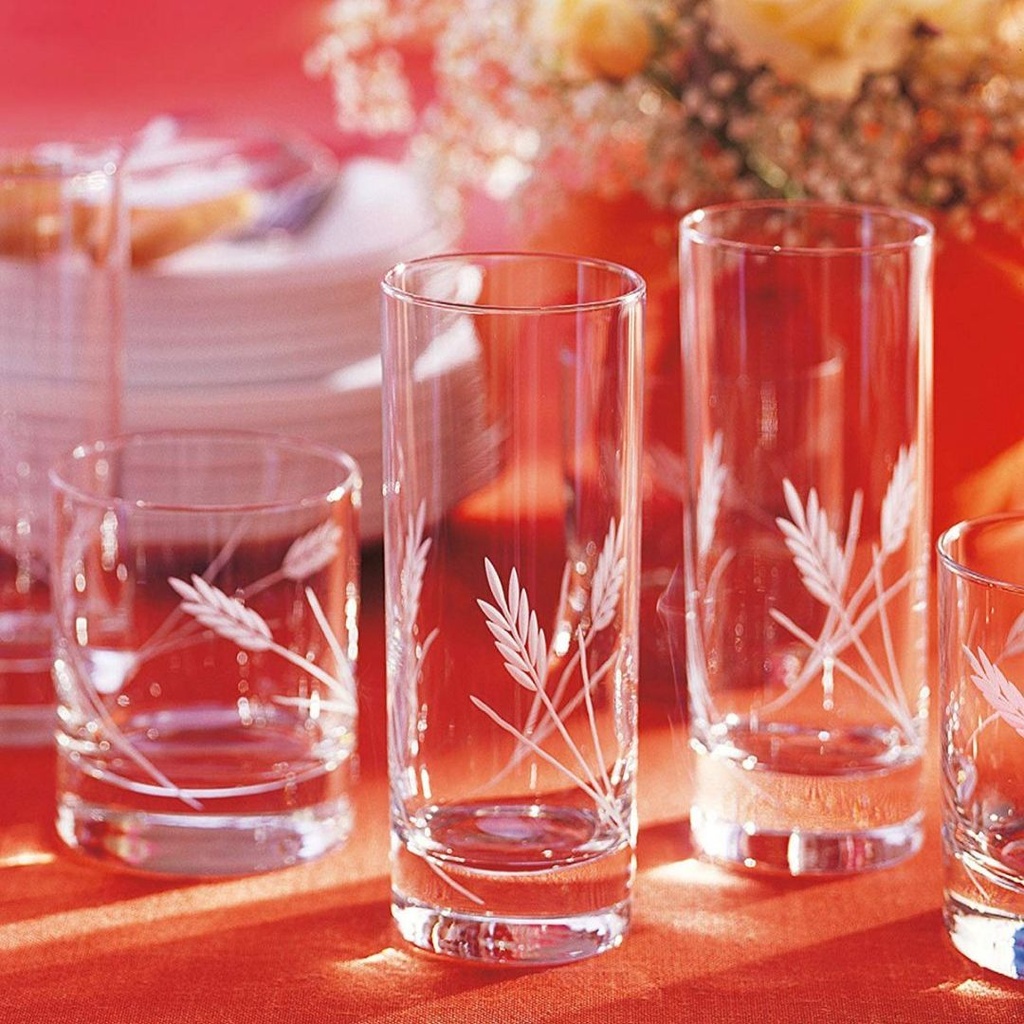 [AF0073] Lot de 4 verres Gerbe 33 cl LUMINARC 