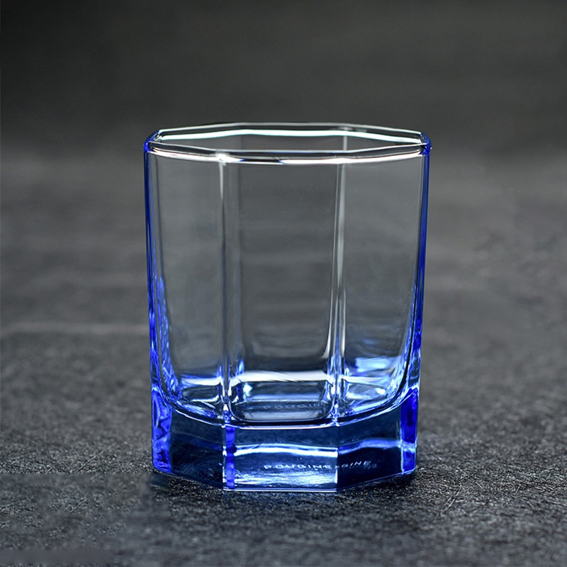 Lot de 6 Verres à Eau Deli Glassware Teinté Bleu 190ml