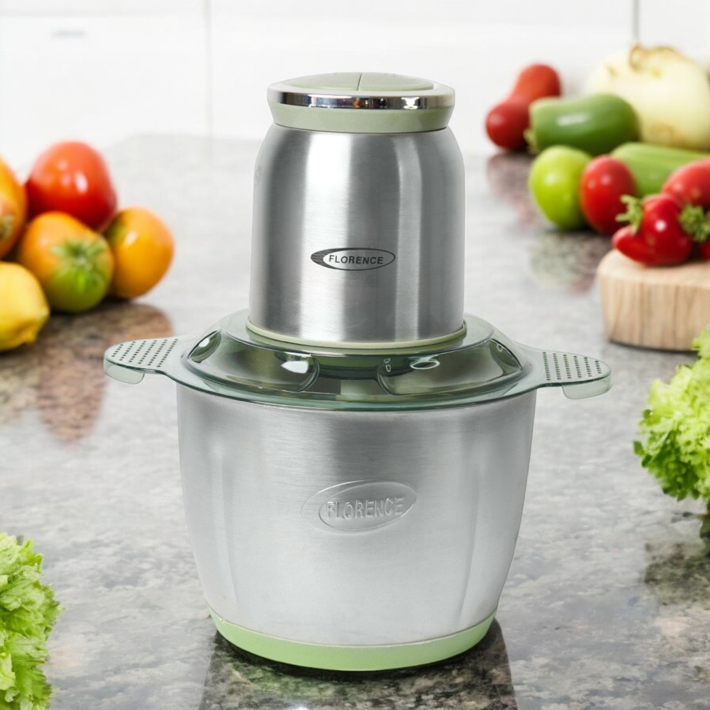 Hachoir Florence 1000W 3L Inox Vert