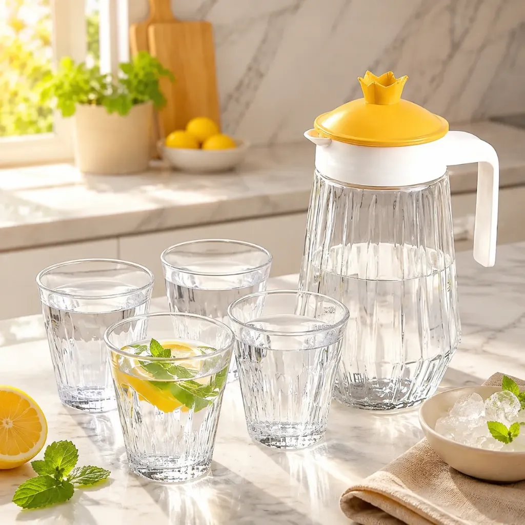 [SAI0009] Service A Boisson 5 Pièces Avec Carafe