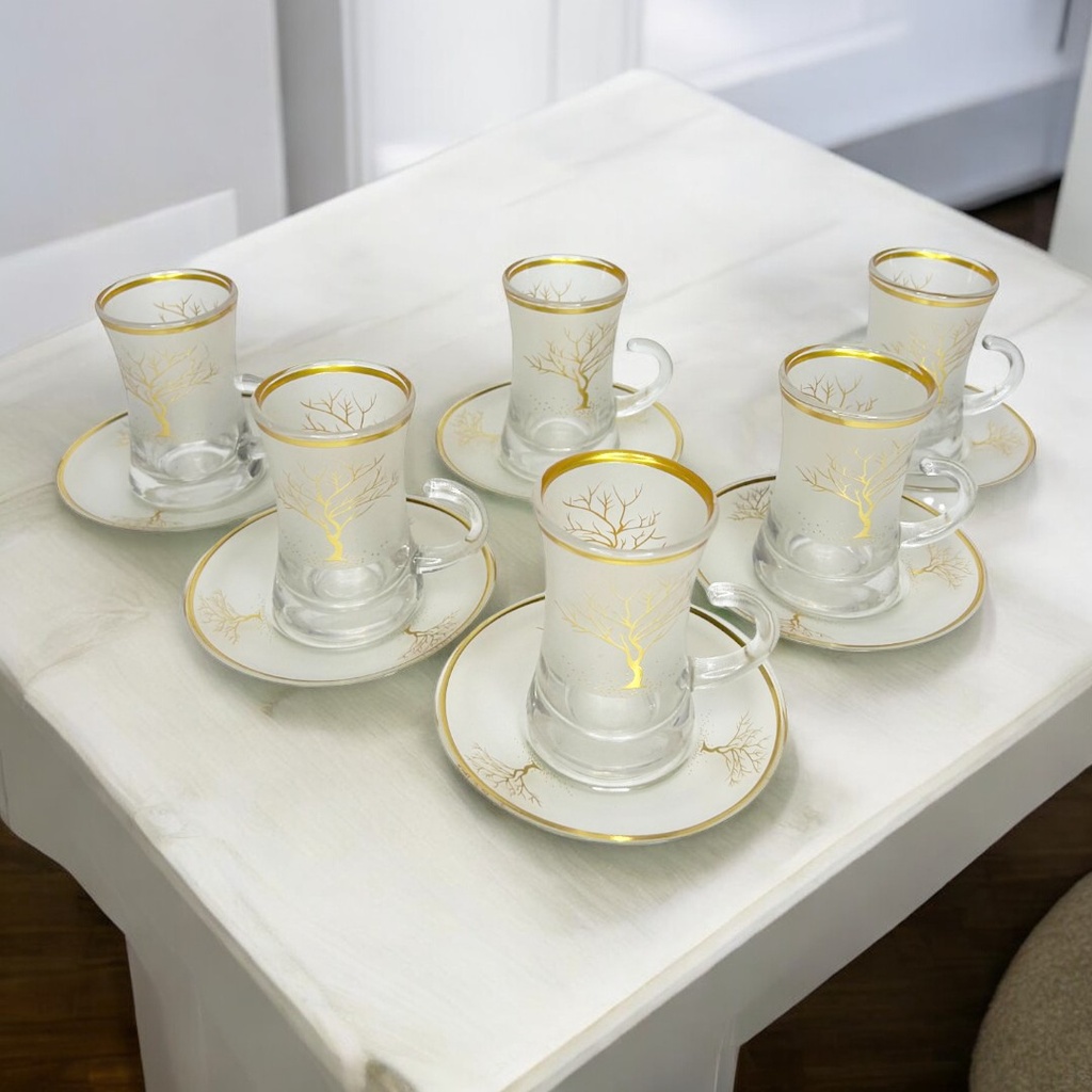 Service à Thé en verre 12 Pièces (M1)