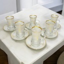 Service à Thé en verre 12 Pièces (M1)