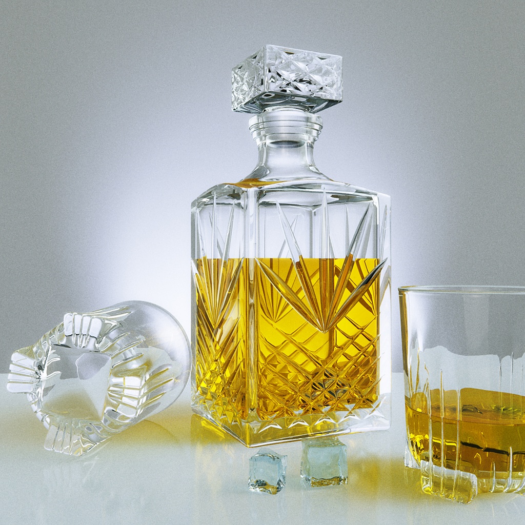 [SGM105] Service À Boisson Sélecta Bormioli 7 Pièces avec Carafe en verre 