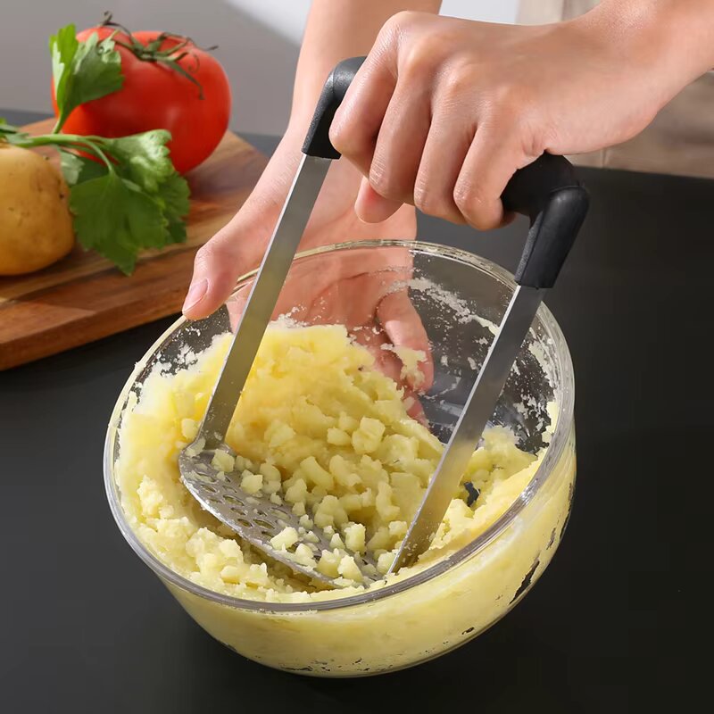 Presse Pommes  De Terre En Acier SHENGYA  17,5 Cm 