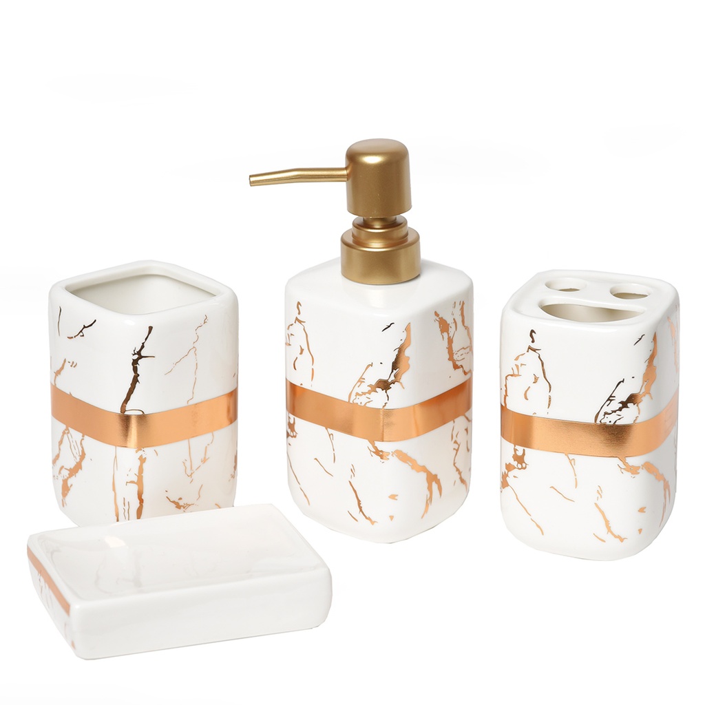 Accessoires de salle de bain en céramique Carré (M3)