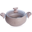 Marmite Granite Lines 22 cm Beige 3,1L