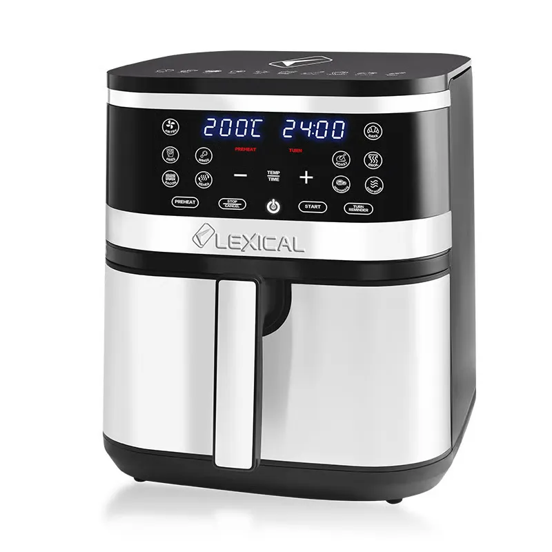 Air Fryer avec Afficheur Led Lexical 1800W 8L 