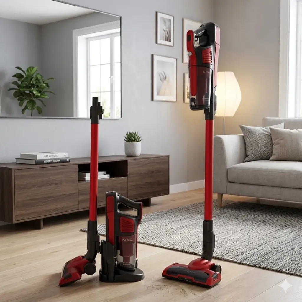 [D-LVC-4020] Aspirateur Rechargeable Sans Fil lexical 120W- Rouge