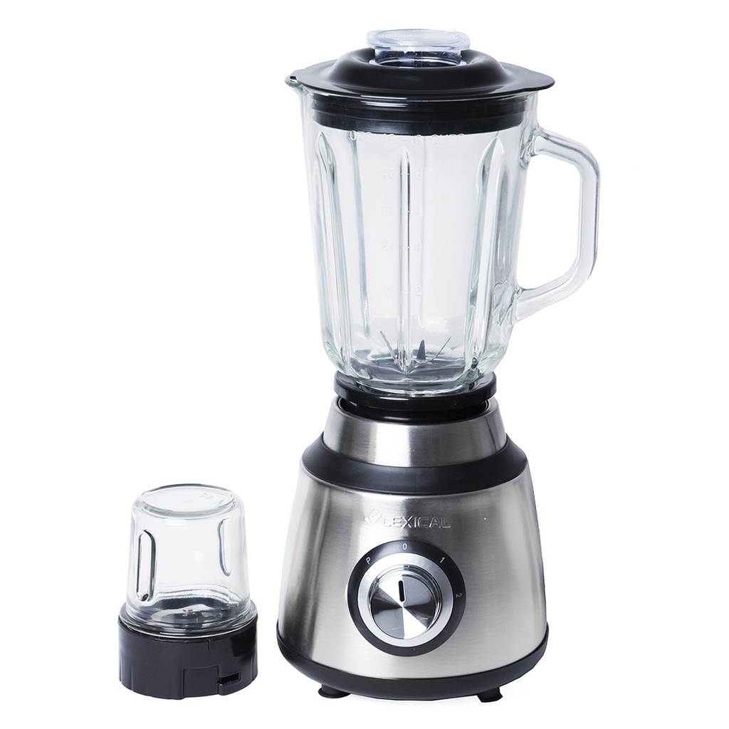 [D-LBL-1540] Blender Avec Grinder 2en1 Lexical 600W Bol en verre 1500ml Silver
