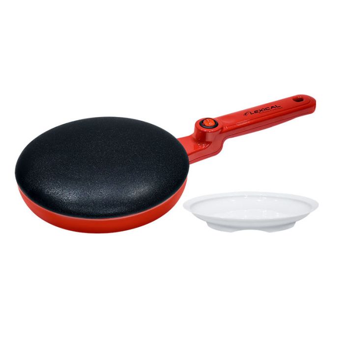 Crêpière Electrique Lexica Rouge 650W 20Cm