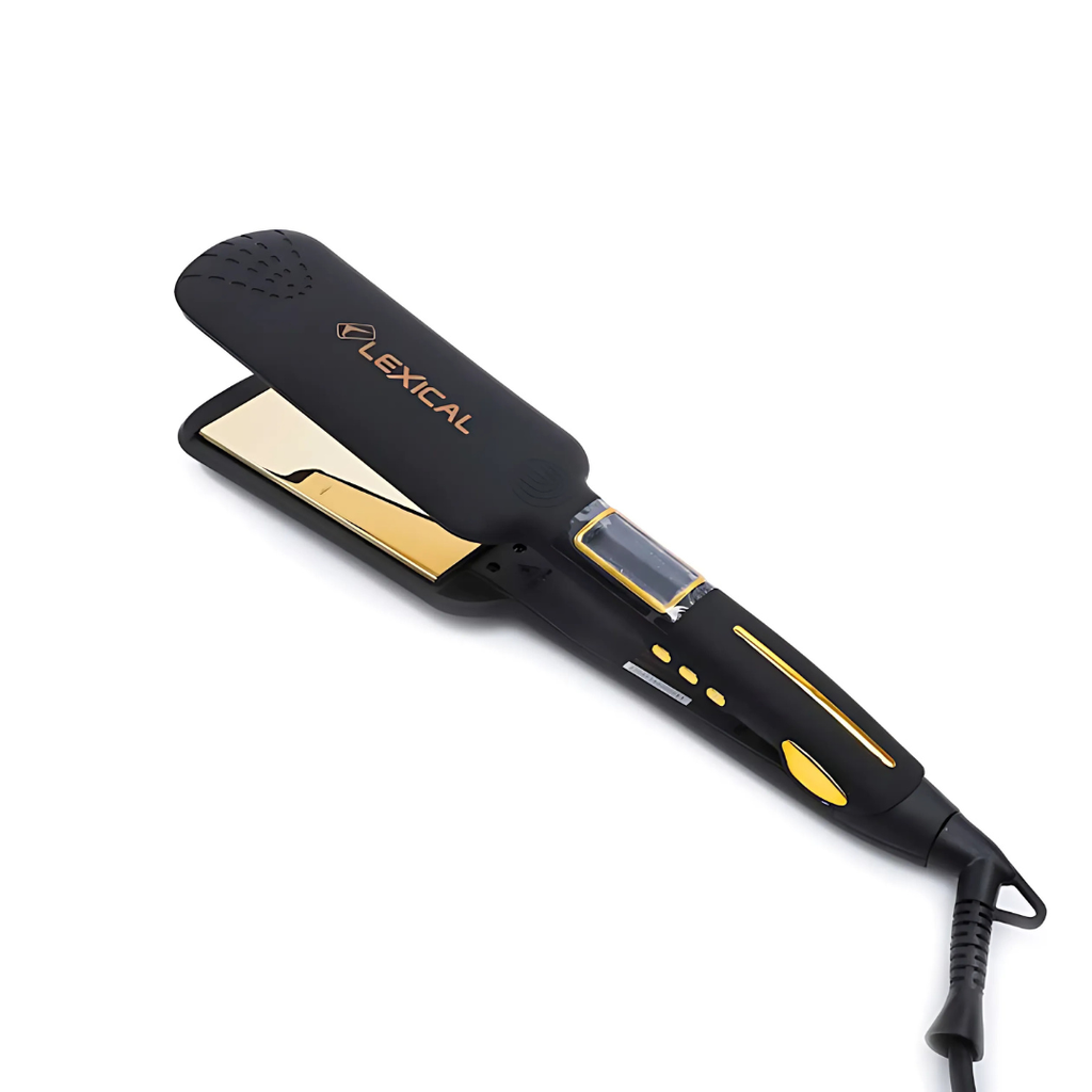 Plaque Cheveux avec Sérum Gratuit Lexical 65W Noir