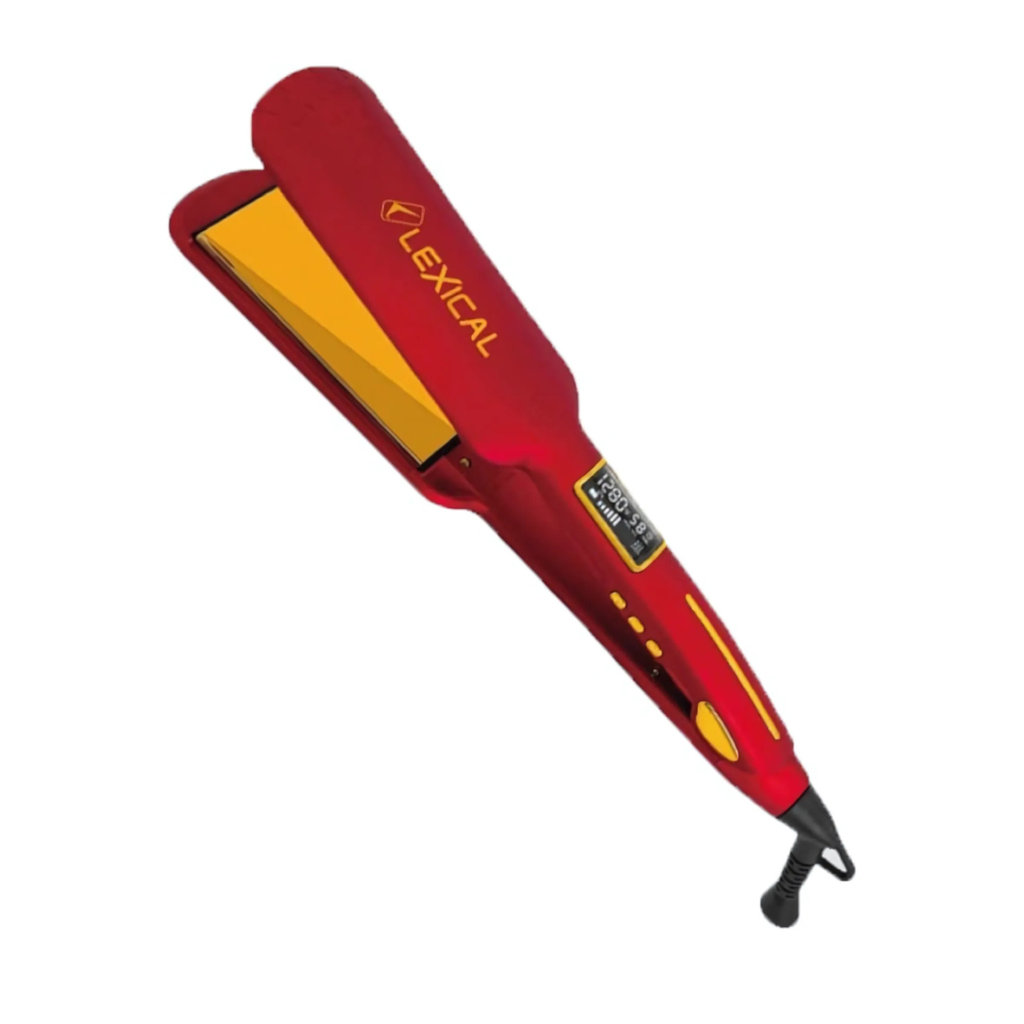 [D-LHS-5390R] Plaque Cheveux avec Sérum Gratuit Lexical 65W Rouge