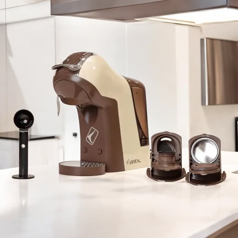 Machine a Café avec Capsule 3en1 Lexical 1400W  - Marron