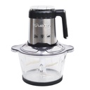 Hachoir Electrique Avec Bol en Verre Lexical 300W 2L - Noir