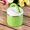 Boite a repas isotherme Rond 800ML Vert