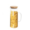 Bouteille en Verre avec couvercle en Bois 1300ML 