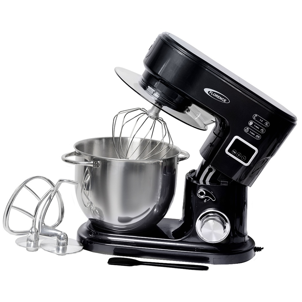 Robot Pétrin Florence 6,5L - 2000W - Noir