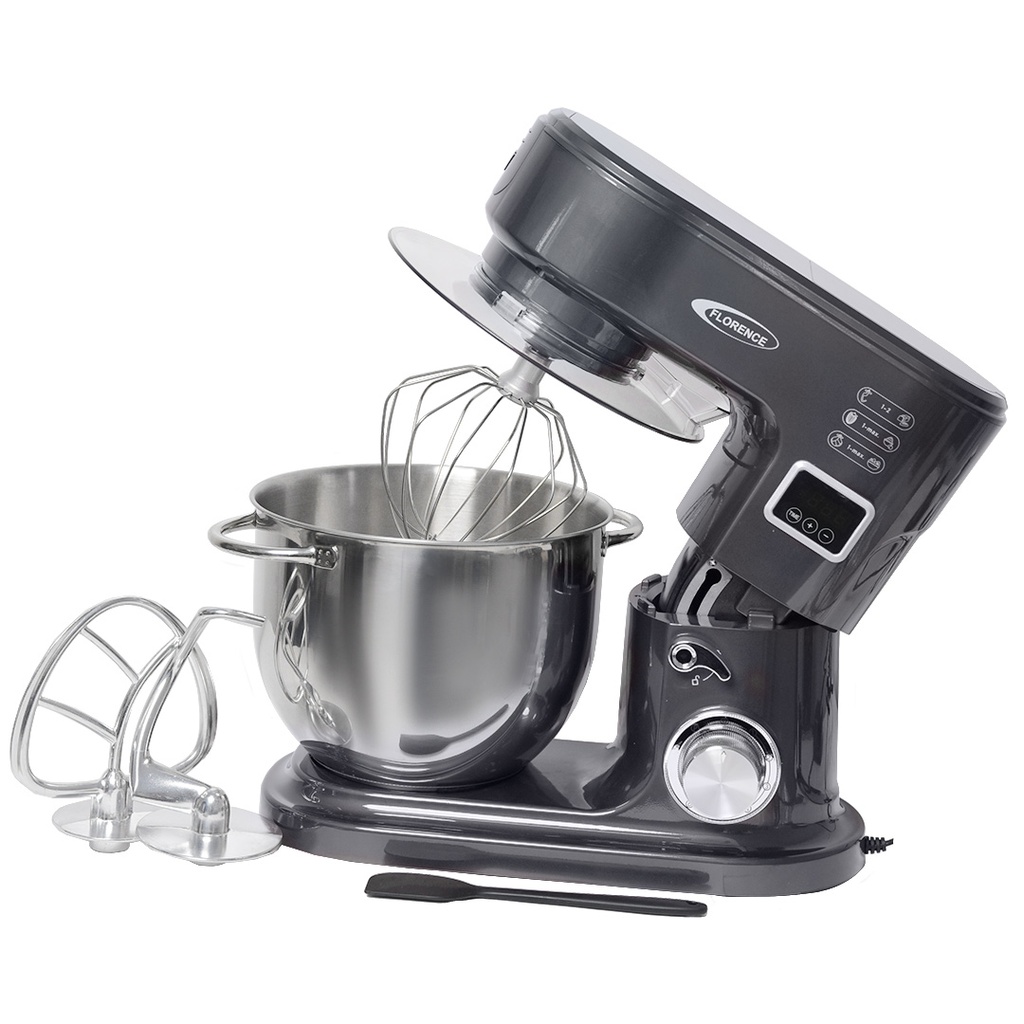 Robot Pétrin Florence 6,5L - 2000W - Gris