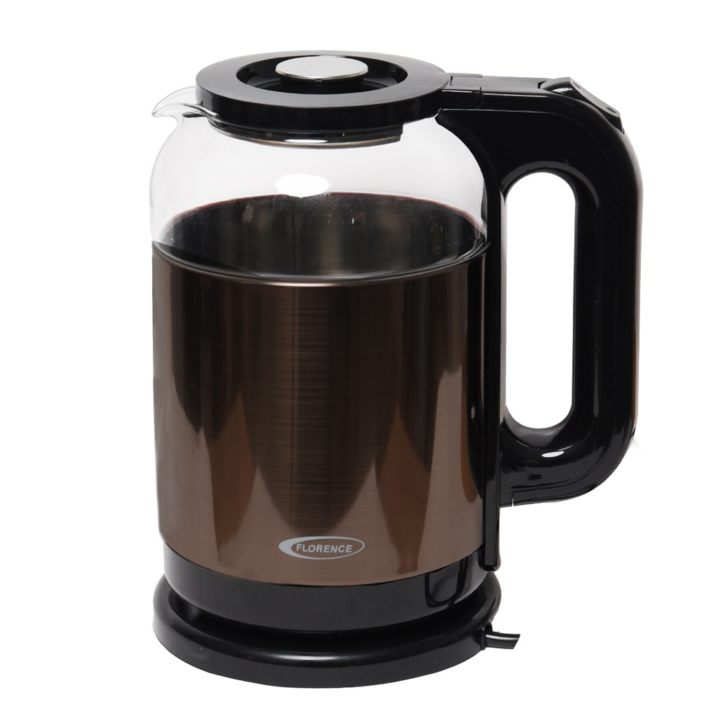 Bouilloire Electrique Florence 2L 1500W Marron