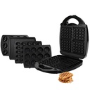 Appareil De Cuisson 5en1 Florence  Zouza , Panini , Gauffre , Donut , Maamoul - Noir