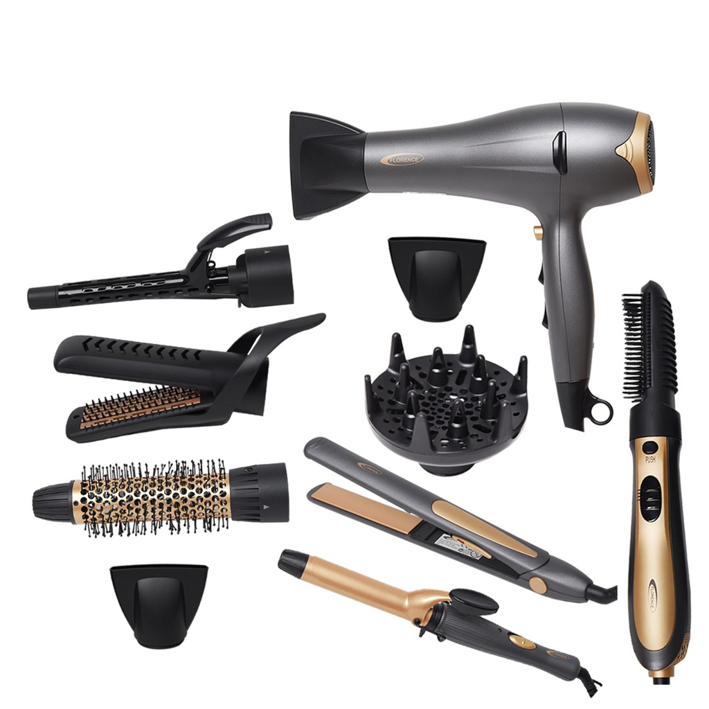 [AG5920S12] Coffret Cheveux 12 en 1 Florence 2200W