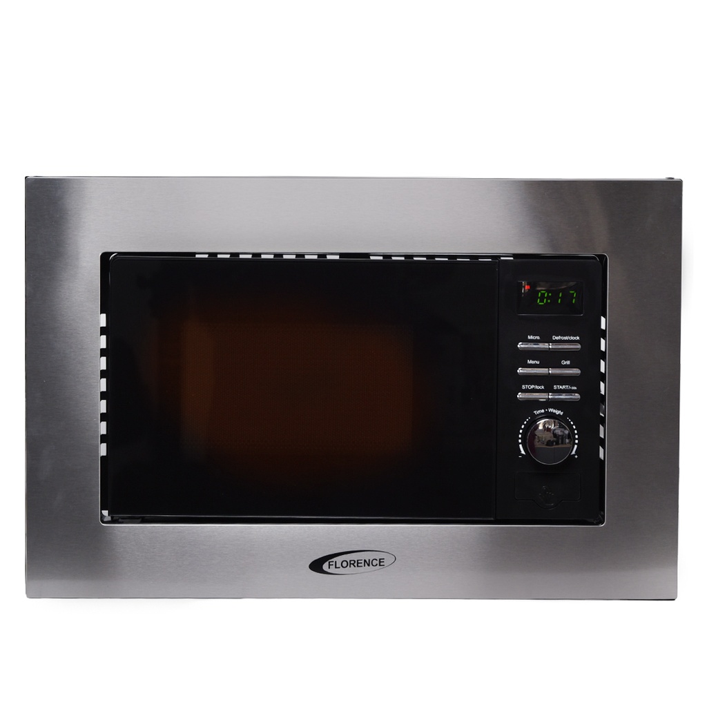 [HK394G] Micro-Onde Encastrable Avec Afficheur Florence 800W 20L Gris