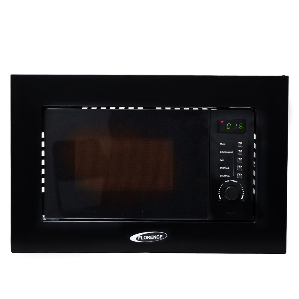 Micro-Onde Encastrable Avec Afficheur- Florence 800W 20L- Noir