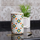 Mug En Céramique Arabesque avec Cuillère M1