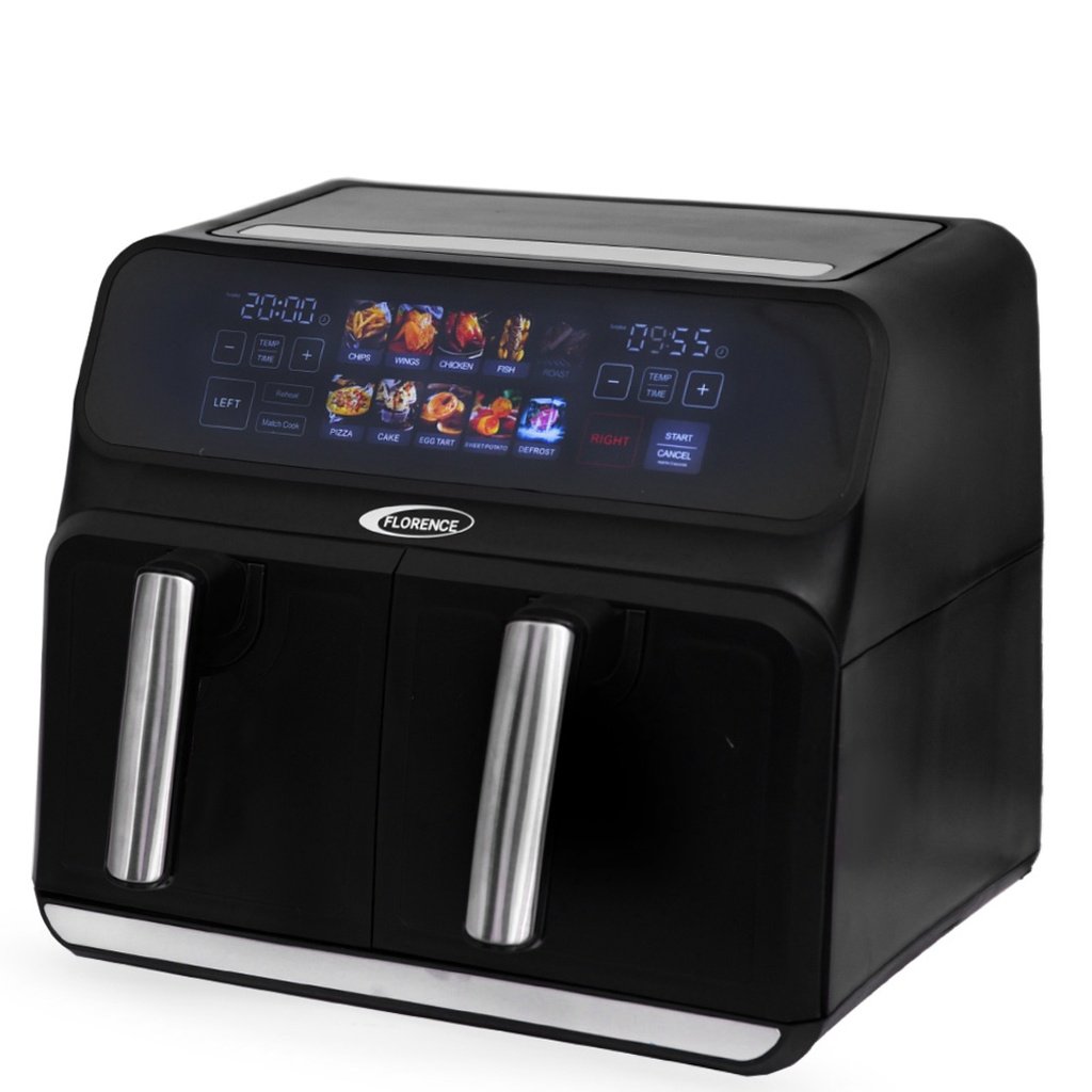Air Fryer Florence 10 en 1 Avec 2 panier -2200W 8 L