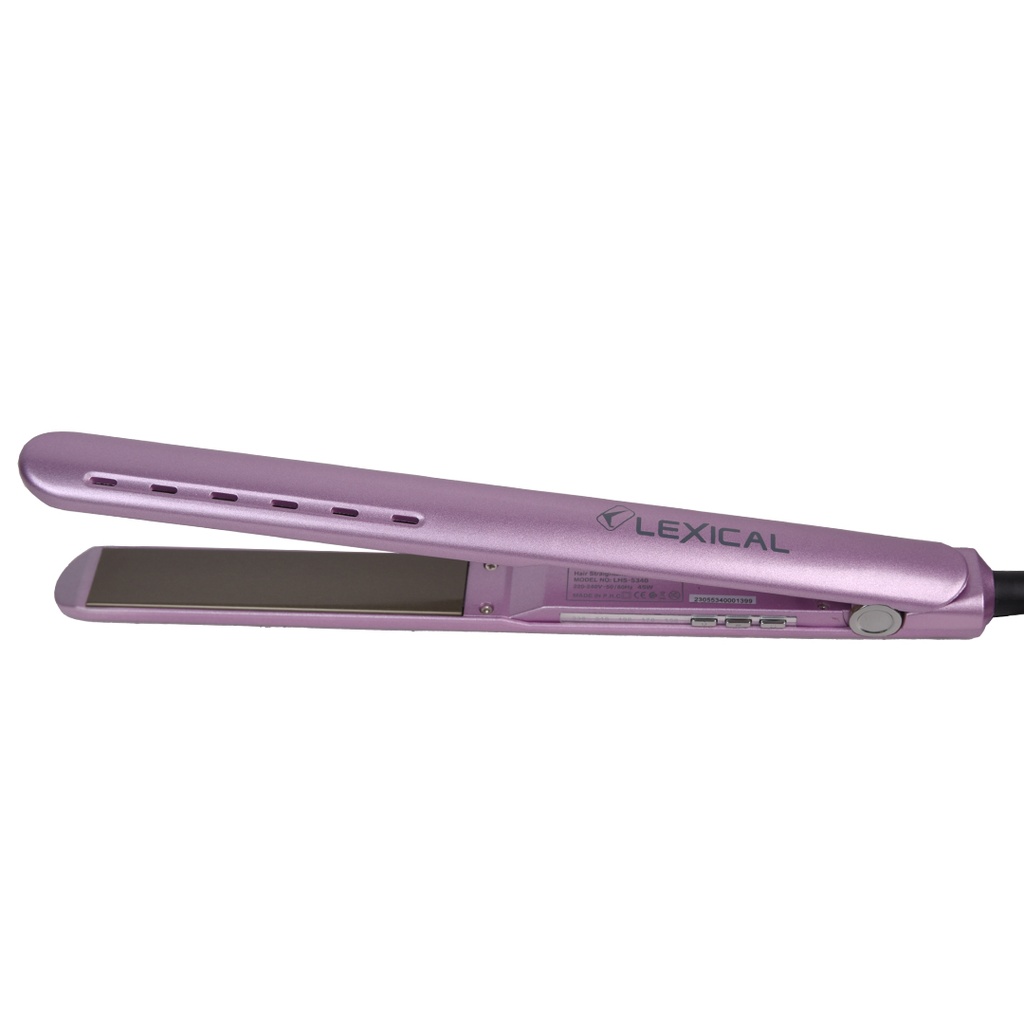 Plaque Cheveux Lexical 230°C Rose 45W