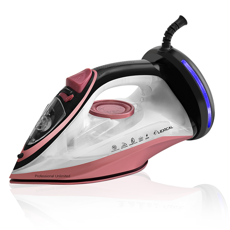 [D-LSI-1015R] Fer a Repasser Sans Fil Lexical 2200W Noir & Rose