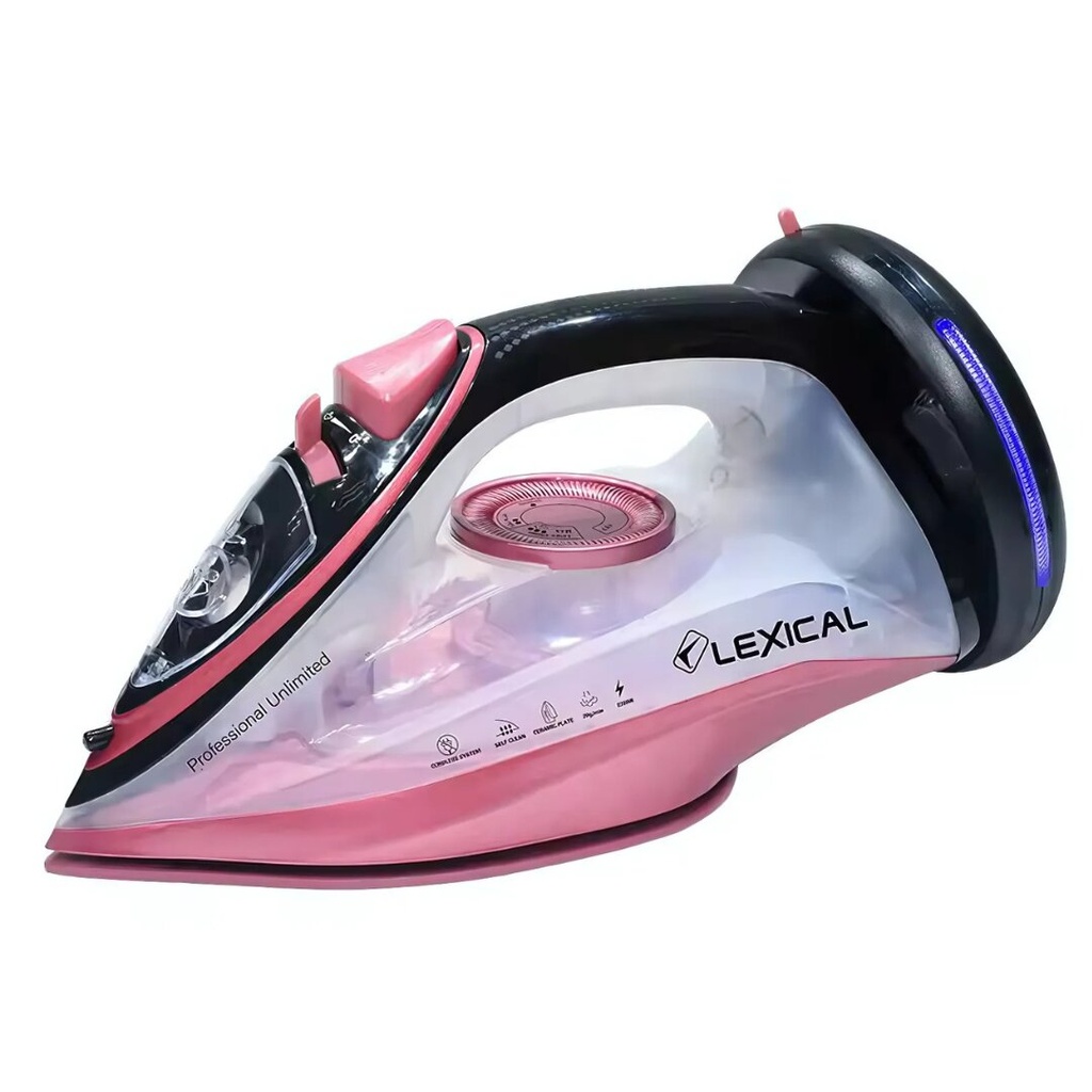 Fer a Repasser Sans Fil Lexical 2200W Noir & Rose