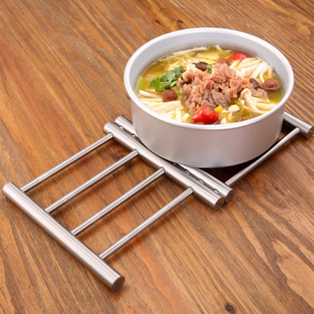 Support Casserole En Acier Inoxydable
