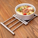 Support Casserole En Acier Inoxydable