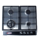 Plaque De Cuisson à Gaz 4 Feux FLORENCE Inox Métal Fonte