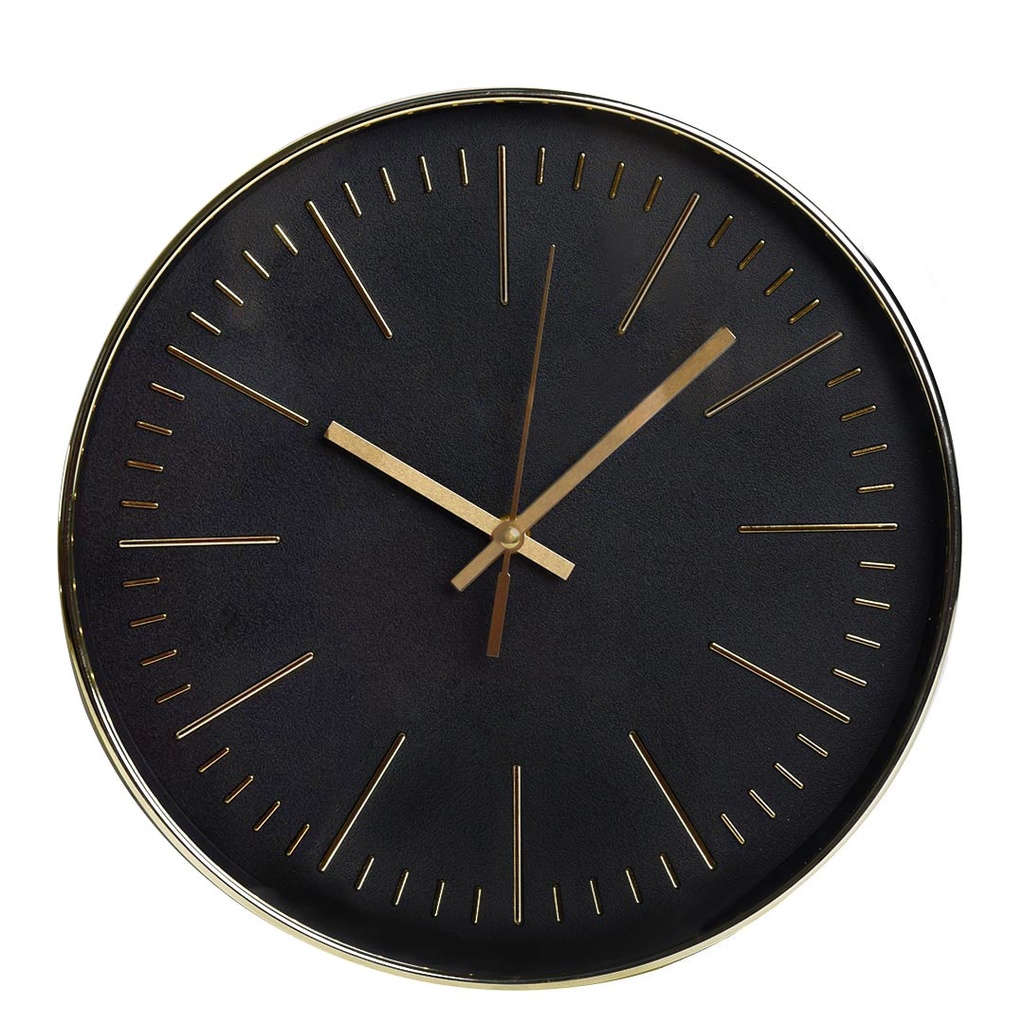Horloge Murale Rond 29Cm Noir