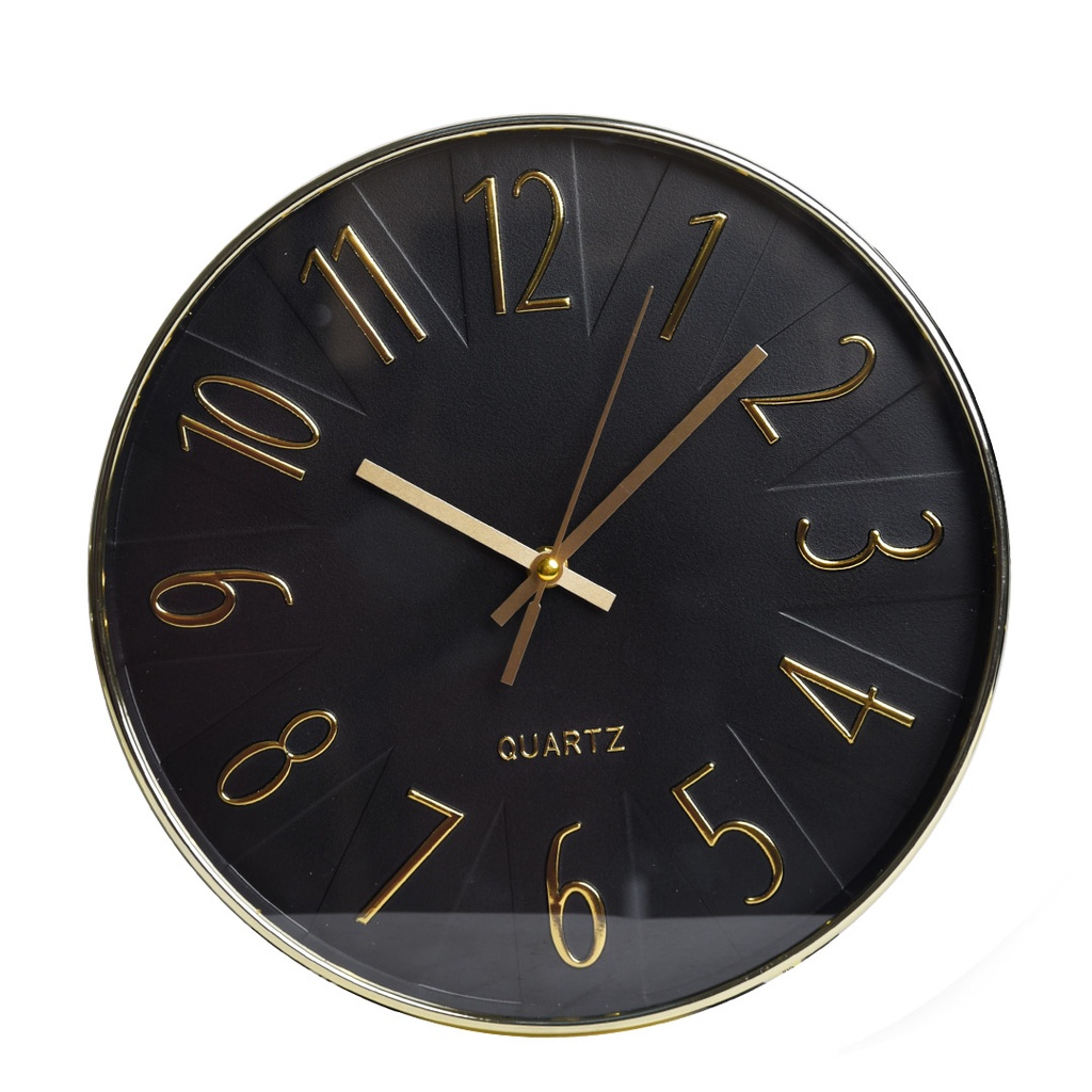 Horloge Murale Rond 29Cm Noir