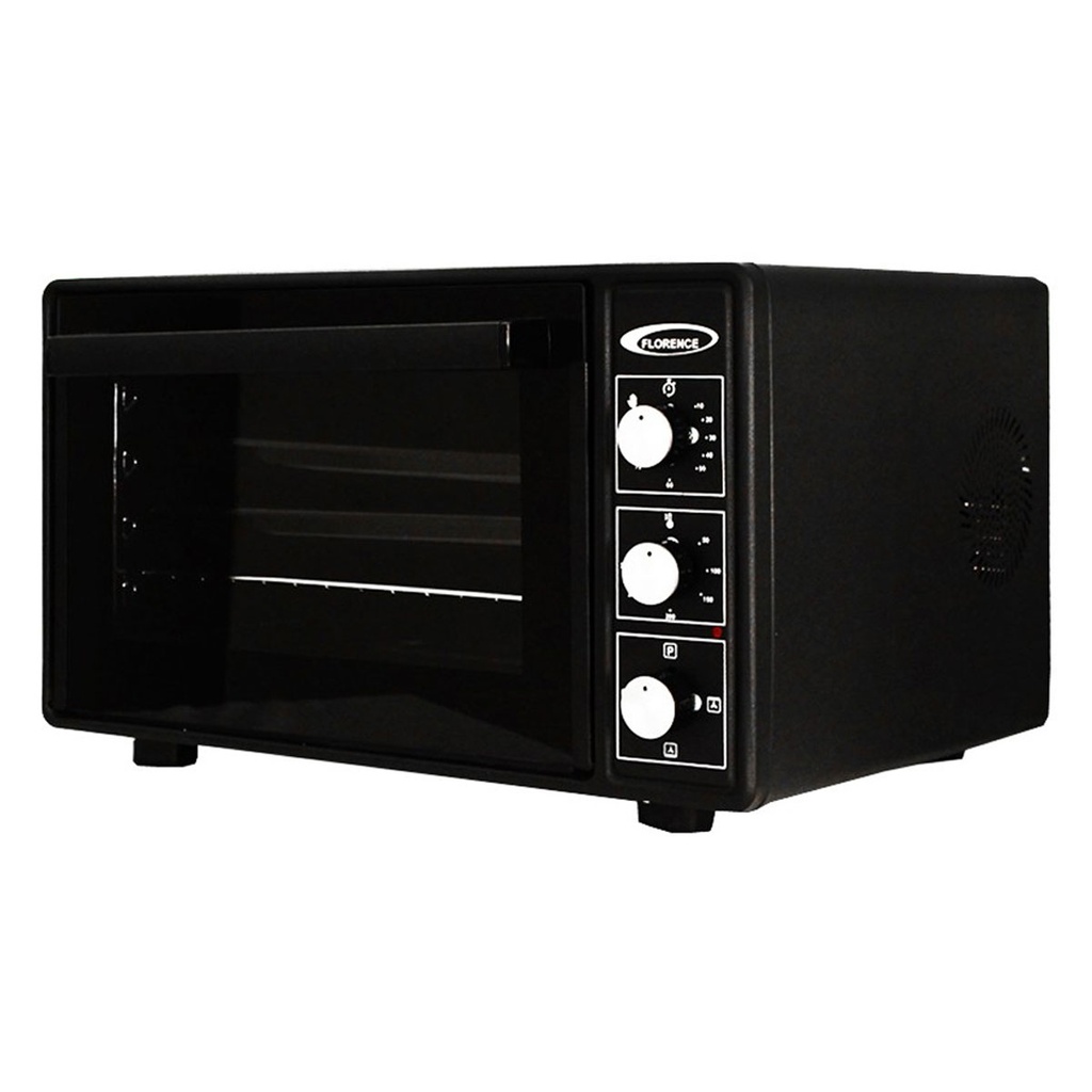 Four Électrique Florence Chaleur Tournante 1500W-45 Litres Noir