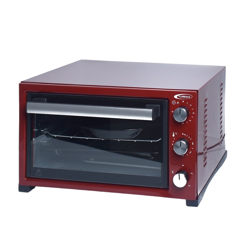 [KF5320R] Four Électrique Florence 1420W 36 Litres Rouge